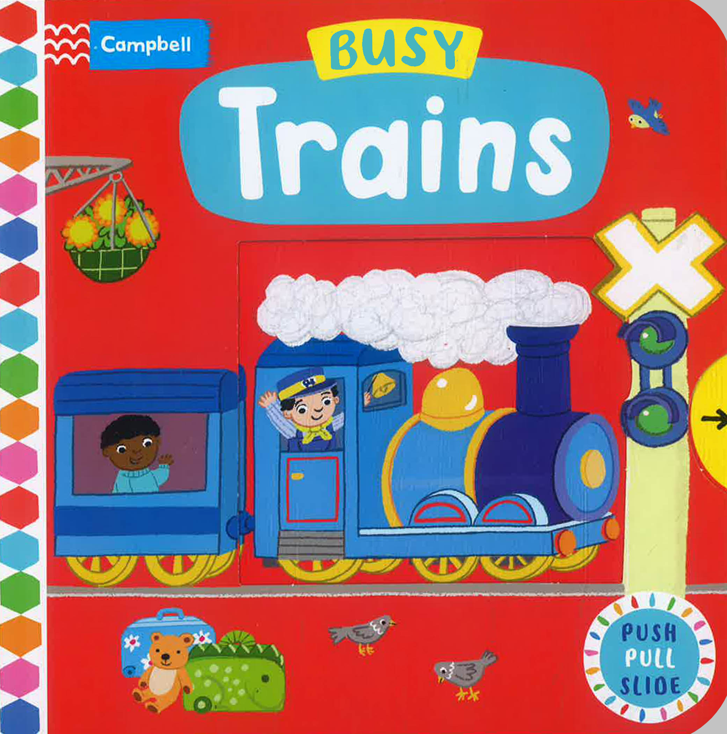 Busy Trains by Campbell Books – book cover