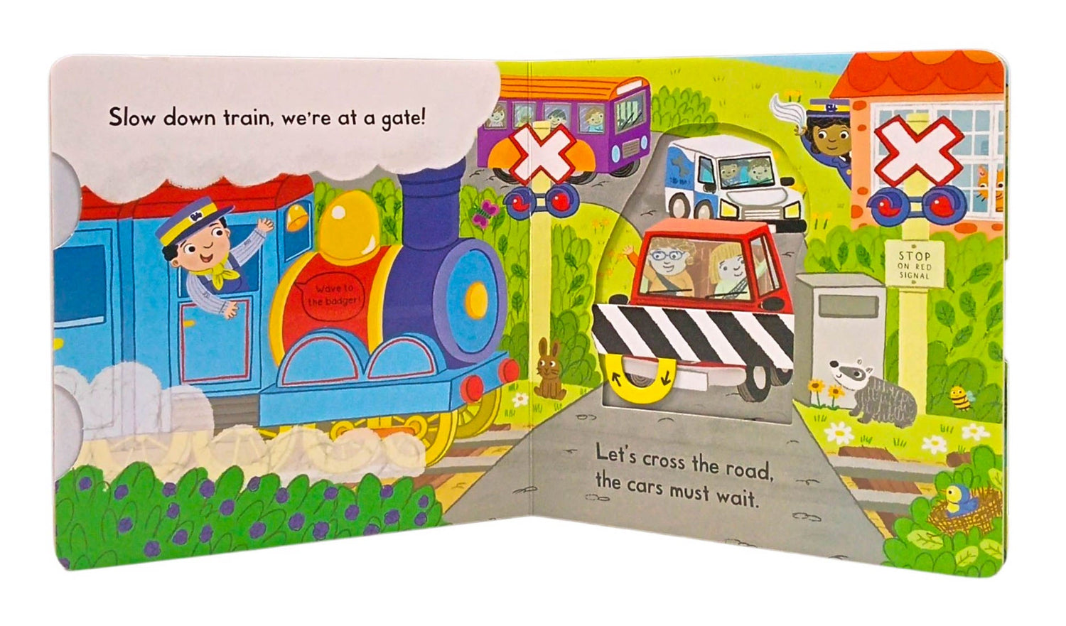 Busy Trains by Campbell Books – book cover