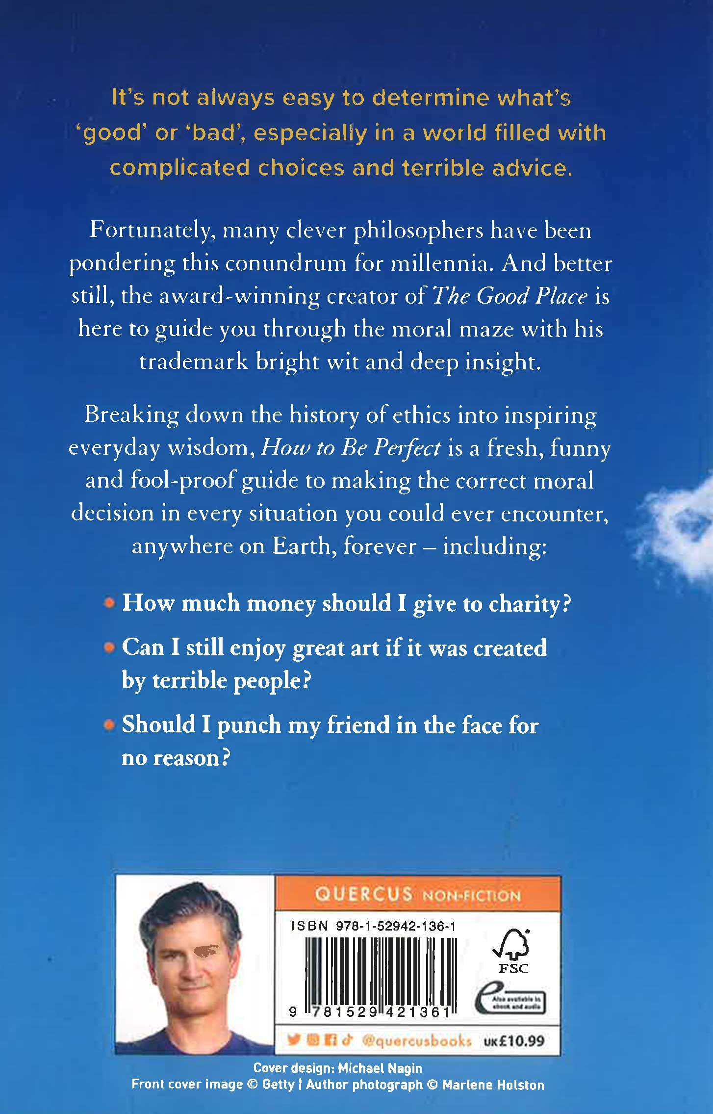 How to be Perfect: The Correct Answer to Every Moral Question by Mike Schur – book cover