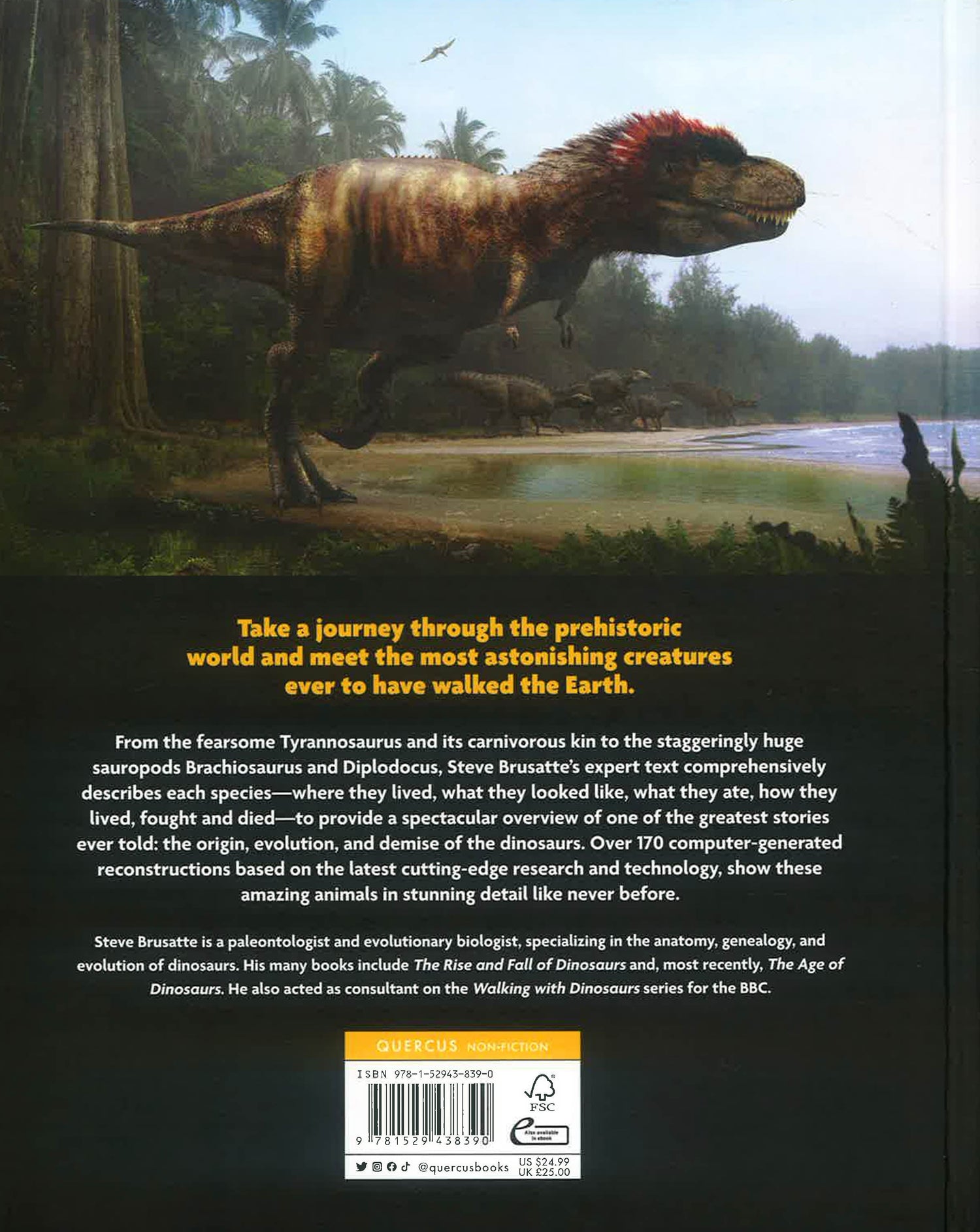 Dinosaurs by Steve Brusatte – book cover