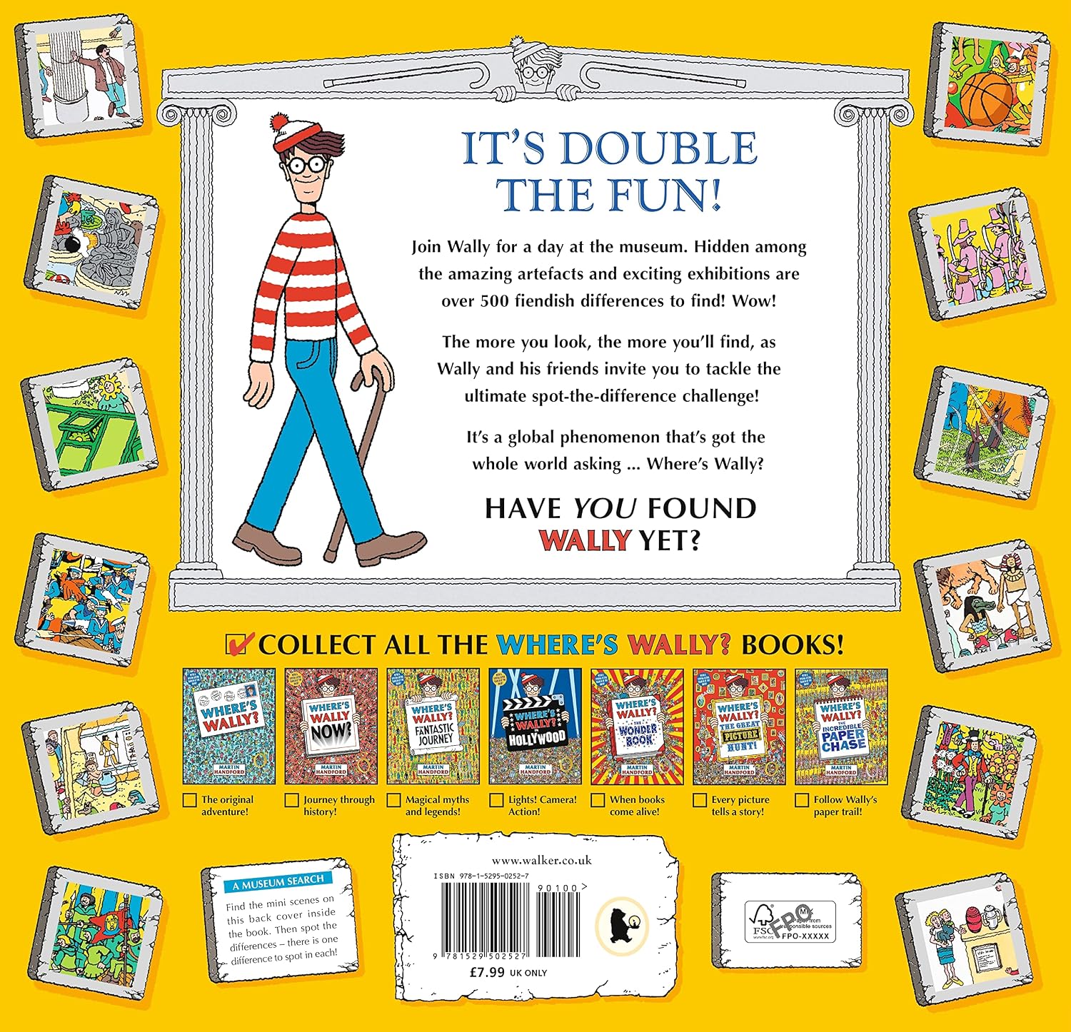 Where's Wally? Double Trouble At The Museum by Martin Handford – book cover