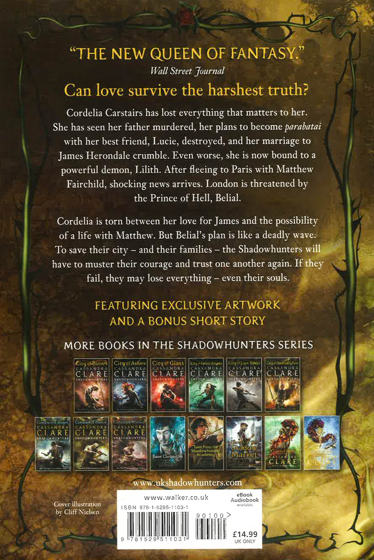 The Last Hours #3: Chain Of Thorns by Cassandra Clare – book cover