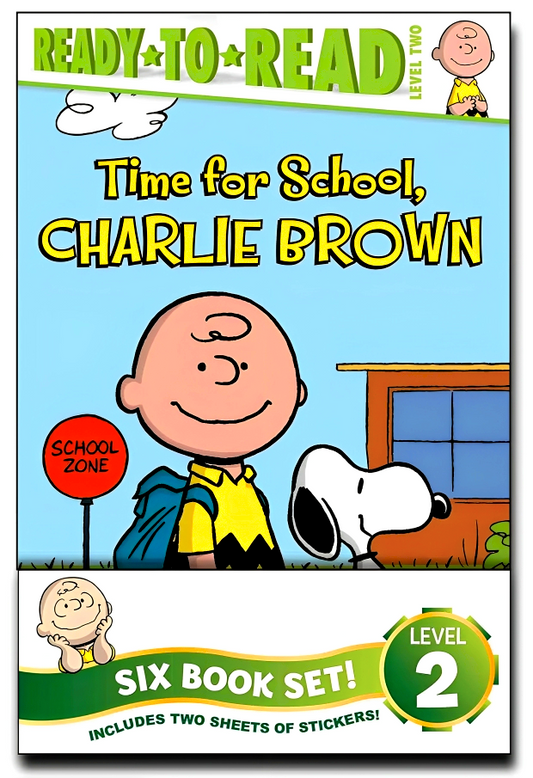 Ready-To-Read, Level 2 Peanuts 6 Book Set!