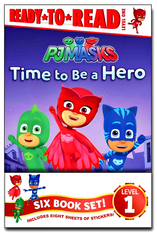 Ready-To-Read Level 1 PJ Masks 6 Book Set