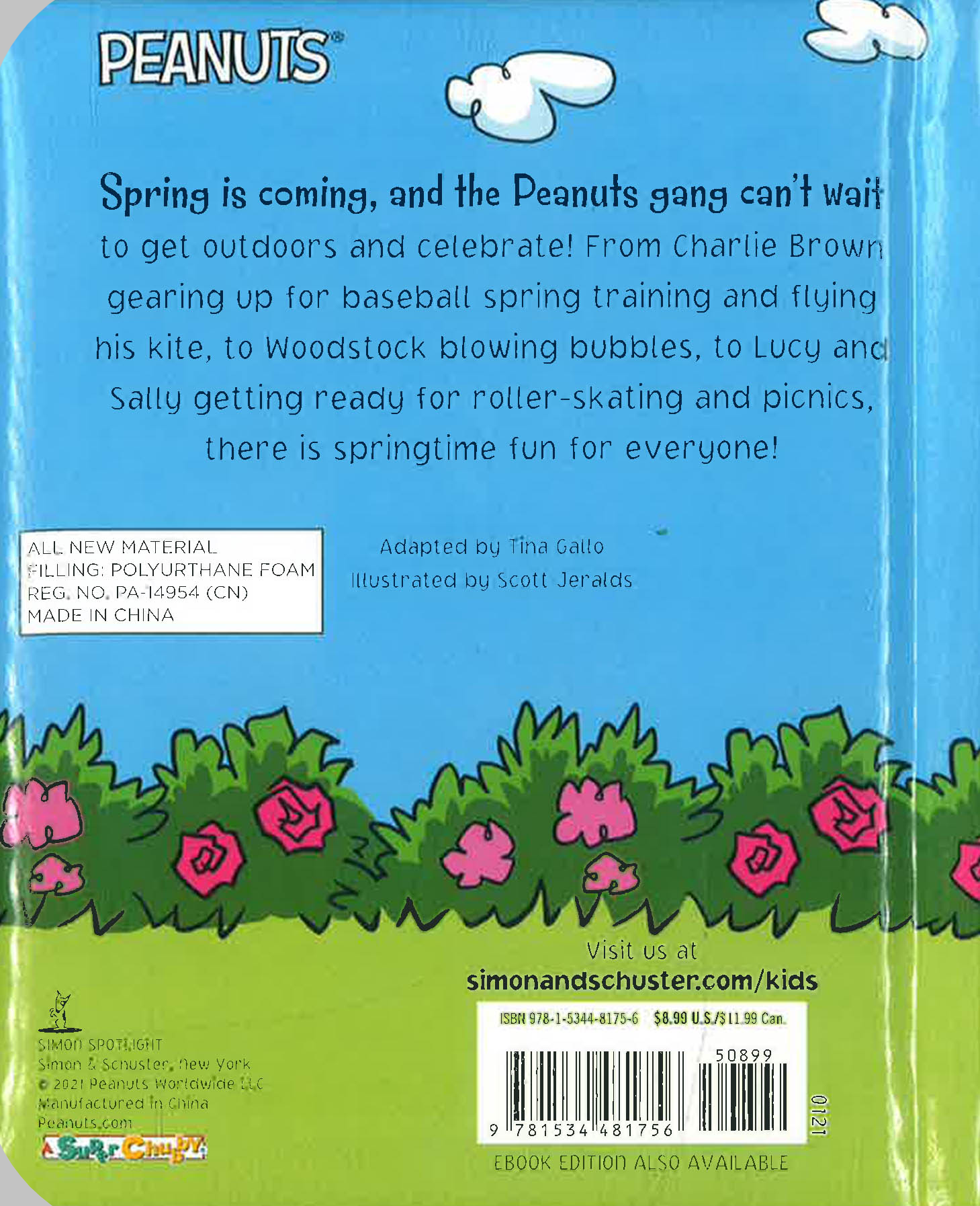 Peanuts Characters Springtime It's Springtime, Snoopy! (Peanuts) – BookXcess