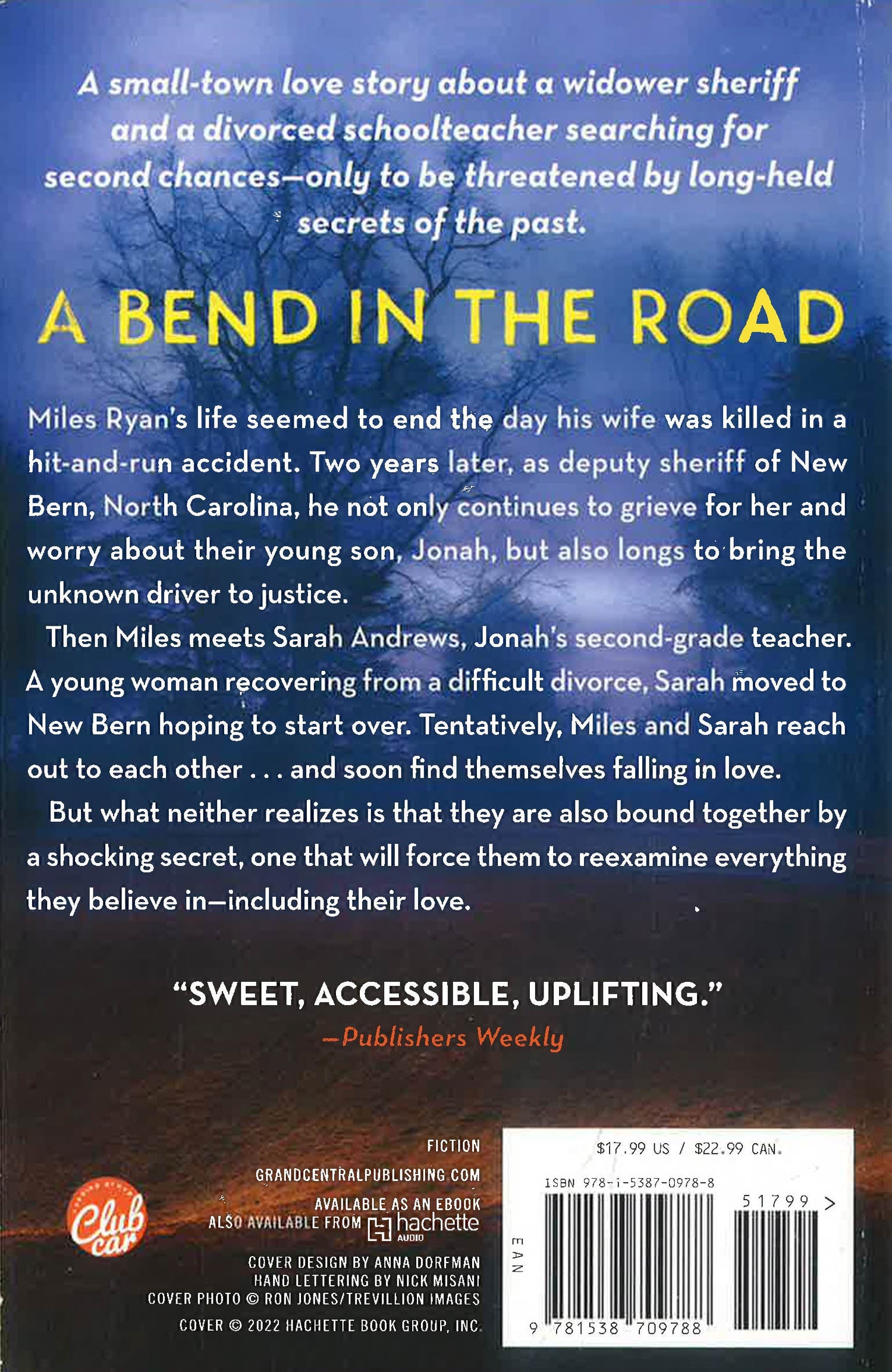 A Bend In The Road by Nicholas Sparks – book cover