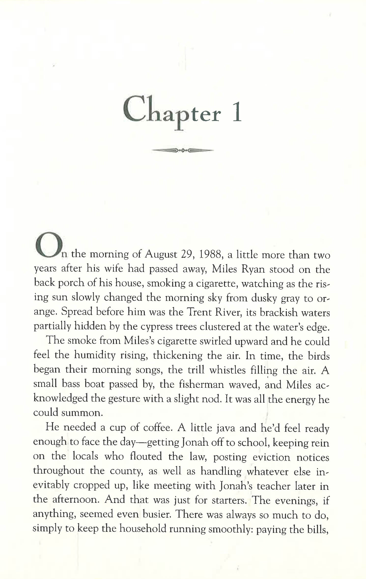 A Bend In The Road by Nicholas Sparks – book cover