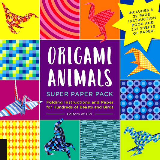Origami Animals Super Paper Pack