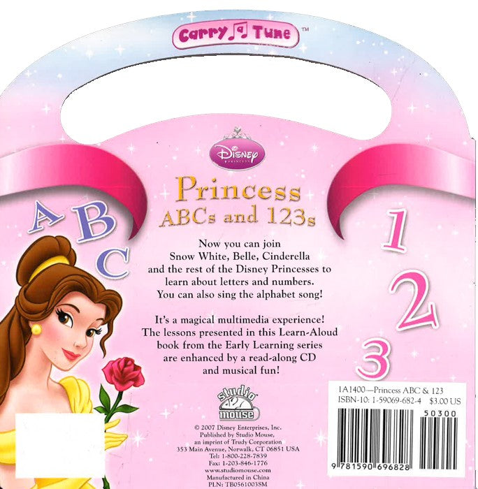 Disney Princess Abcs & 123S (Book & Cd) – BookXcess