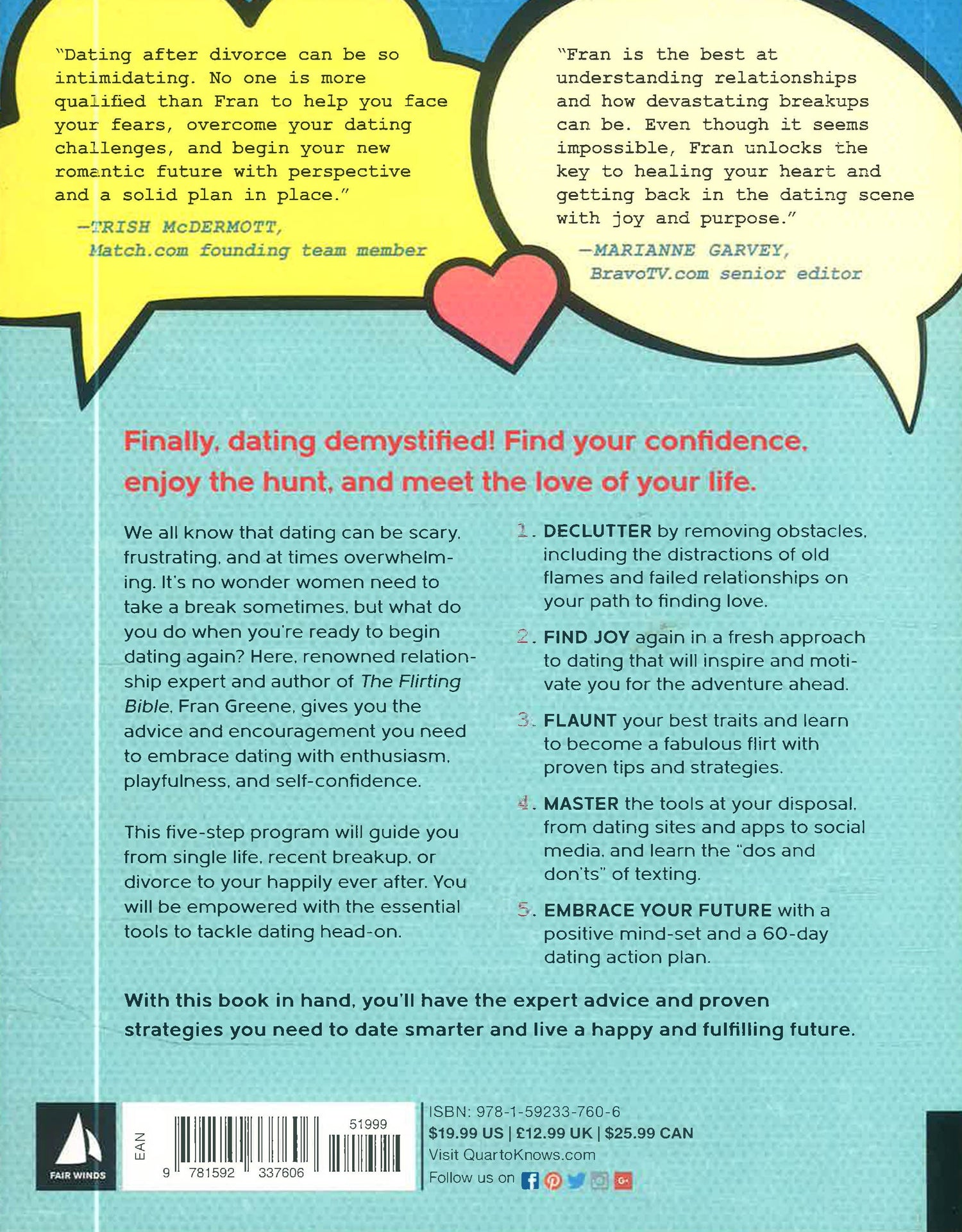 Dating Again With Courage And Confidence : The Five-Step Plan To Revitalize Your Love Life After Heartbreak, Breakup, Or Divorce by Fran Greene – book cover