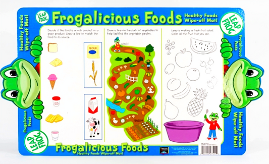 Frogalicious Foods (Healthy Foods Wipe -Off Mat!, Leap Frog)
