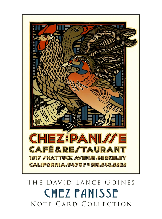 David Lance Goines Note Card Collection: Chez Panisse