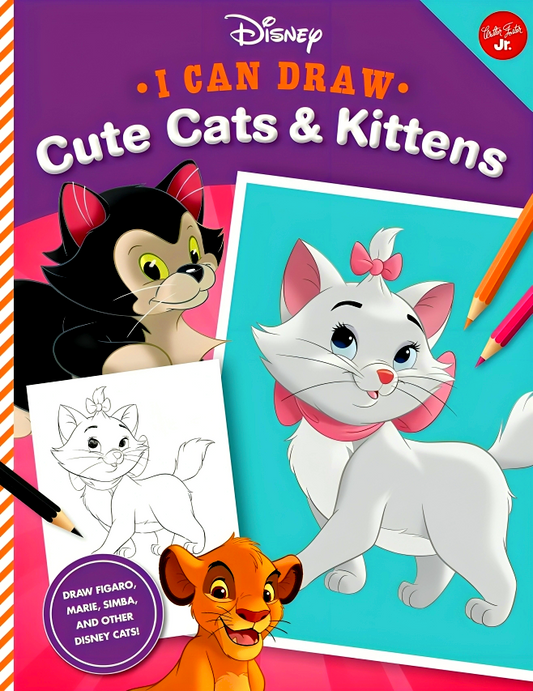 (Original Price RM17.90) I Can Draw Cute Cats & Kittens