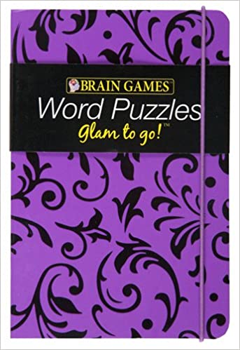 Brain Games Glam To Go Word Puzzles Purple Cover