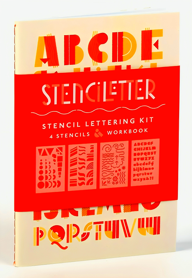 Stencli Lettering Stenciletter: Stencil Lettering Kit – BookXcess