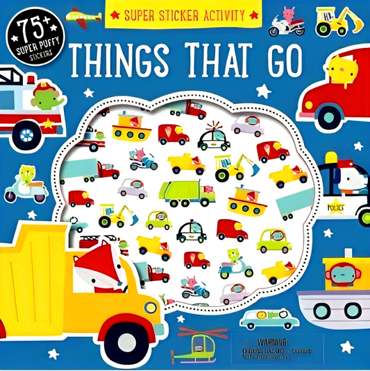 Super Sticker Activity - Things That Go