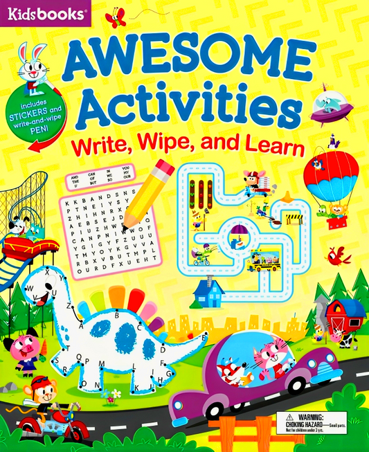 Awesome Activities: Write, Wipe, And Learn
