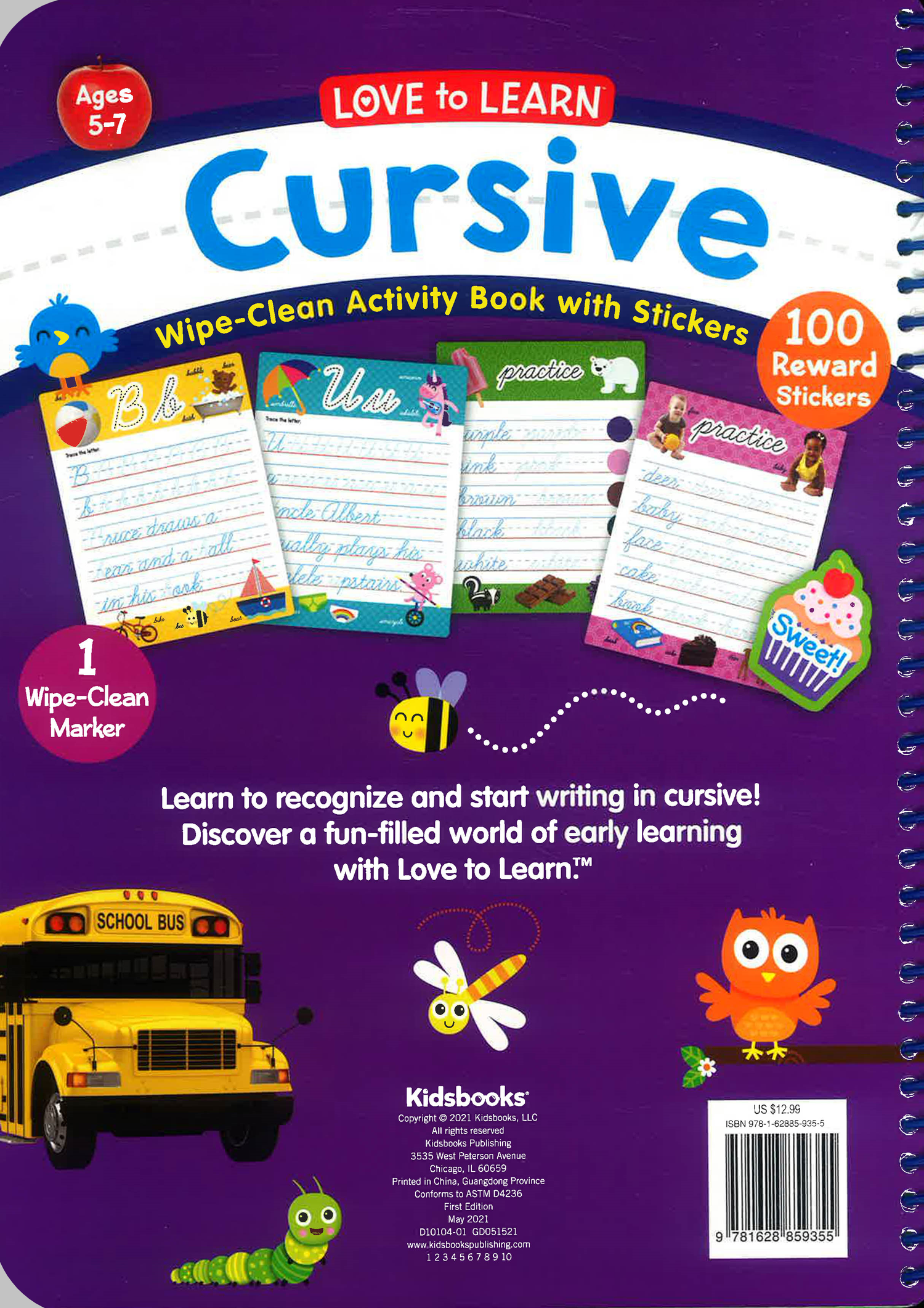 Learningbook Love To Learn Wipe-Clean Activity Book: Cursive – BookXcess
