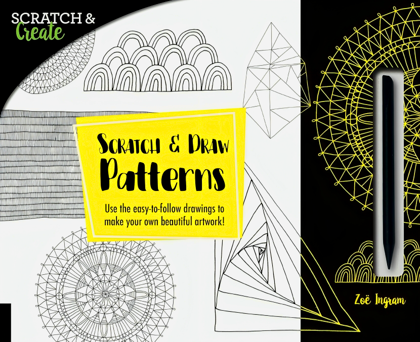 Pattern Scracth Scratch & Create: Scratch And Draw Patterns – BookXcess