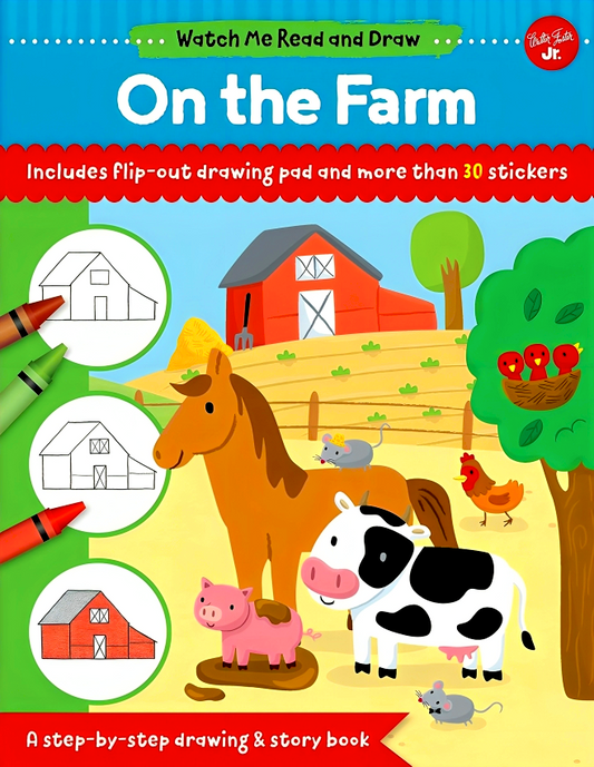 (Original Price RM12.90) Watch Me Read And Draw: On The Farm