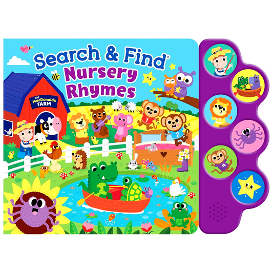 Search & Find Nursery Rhymes (6-Button Sound Book)