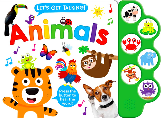 Let's Get Talking: Animals (6-Button Sound Book)