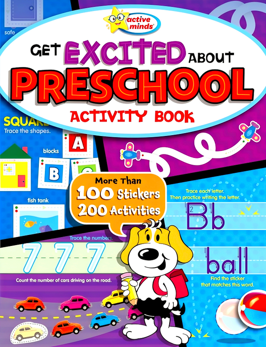 Get Excited About Preschool Activity Book (Active Minds)