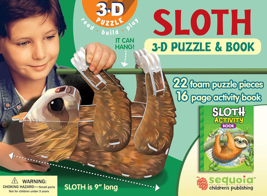 Sloth (3D Puzzle & Book)