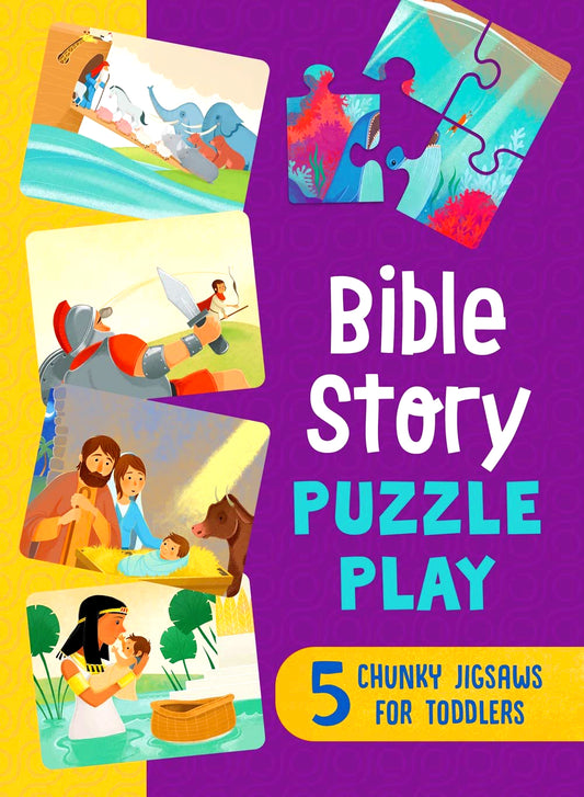 Bible Story Puzzle Play: 5 Chunky Jigsaws For Toddlers