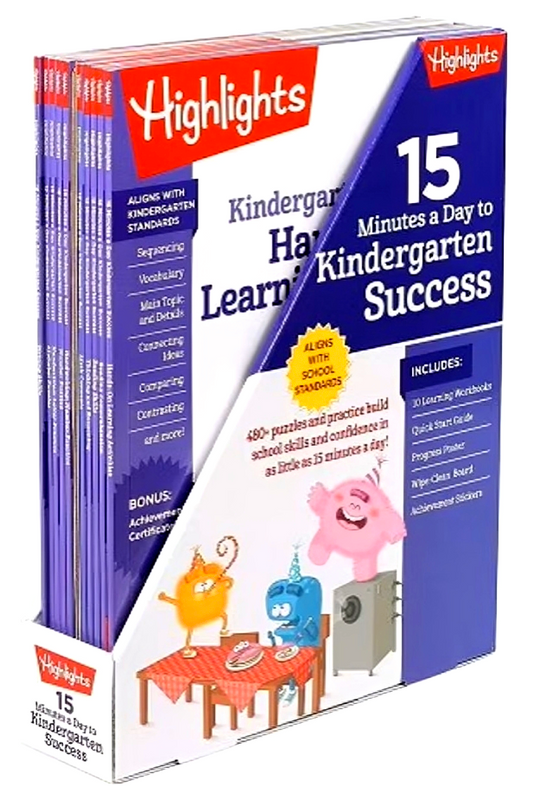 Highlights: 15 Minutes Day To Kindgergarden Success