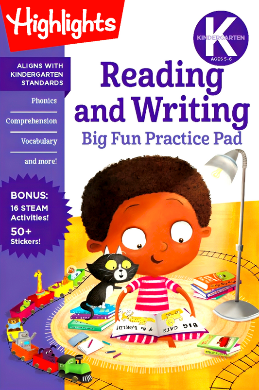 Kindergarten Reading And Writing Big Fun Practice Pad