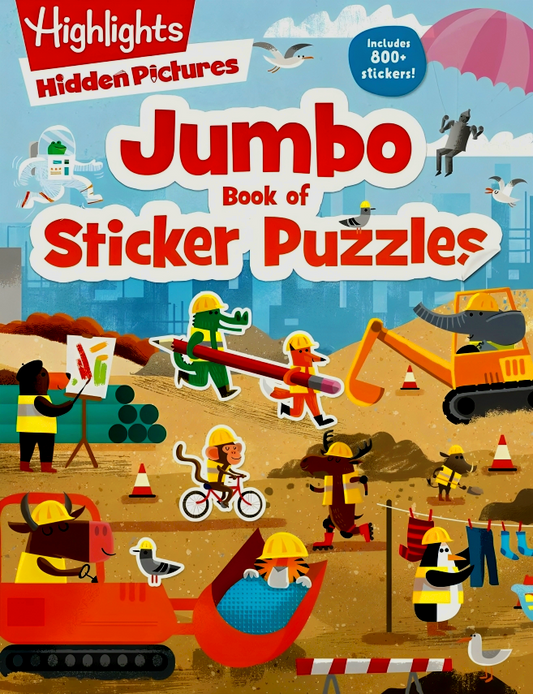 Highlights Jumbo Book Of Sticker Puzzles