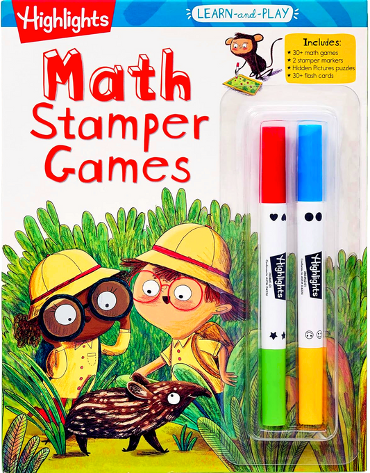 Highlights Learn-And-Play Math Stamper Games