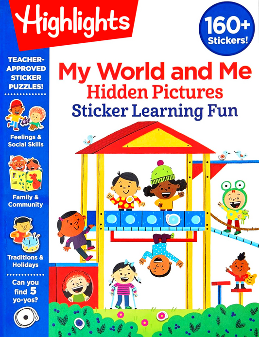 Highlights My World And Me Hidden Pictures Sticker Learning Fun