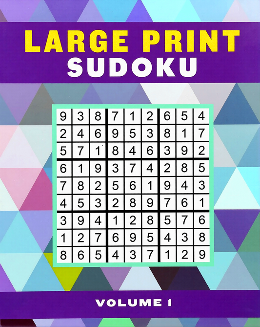 Large Print Sudoku Volume 1