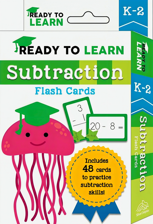 Ready To Learn: K-2 Subtraction Flash Cards