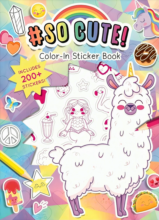#SoCute! Color-In Stickers