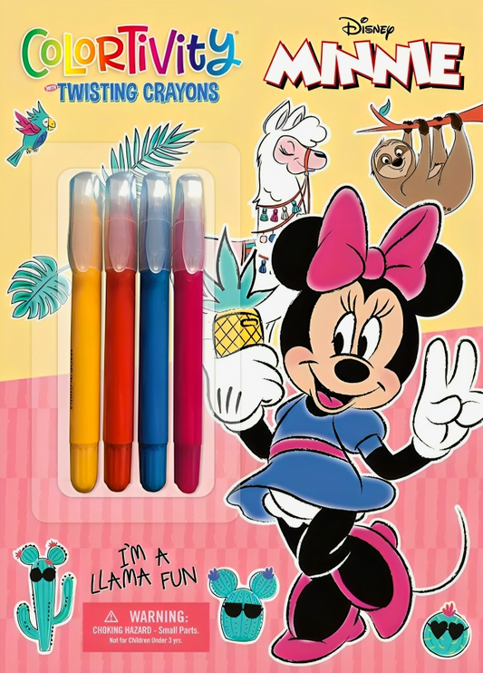 Disney Minnie: I'M A Llama Fun Colortivity With Twisting Scented Crayons