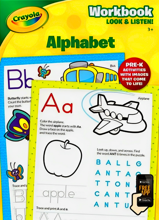 Alphabet Workbook (Crayola)