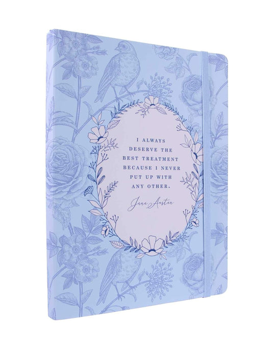 Jane Austen: I Deserve The Best Treatment Softcover Notebook