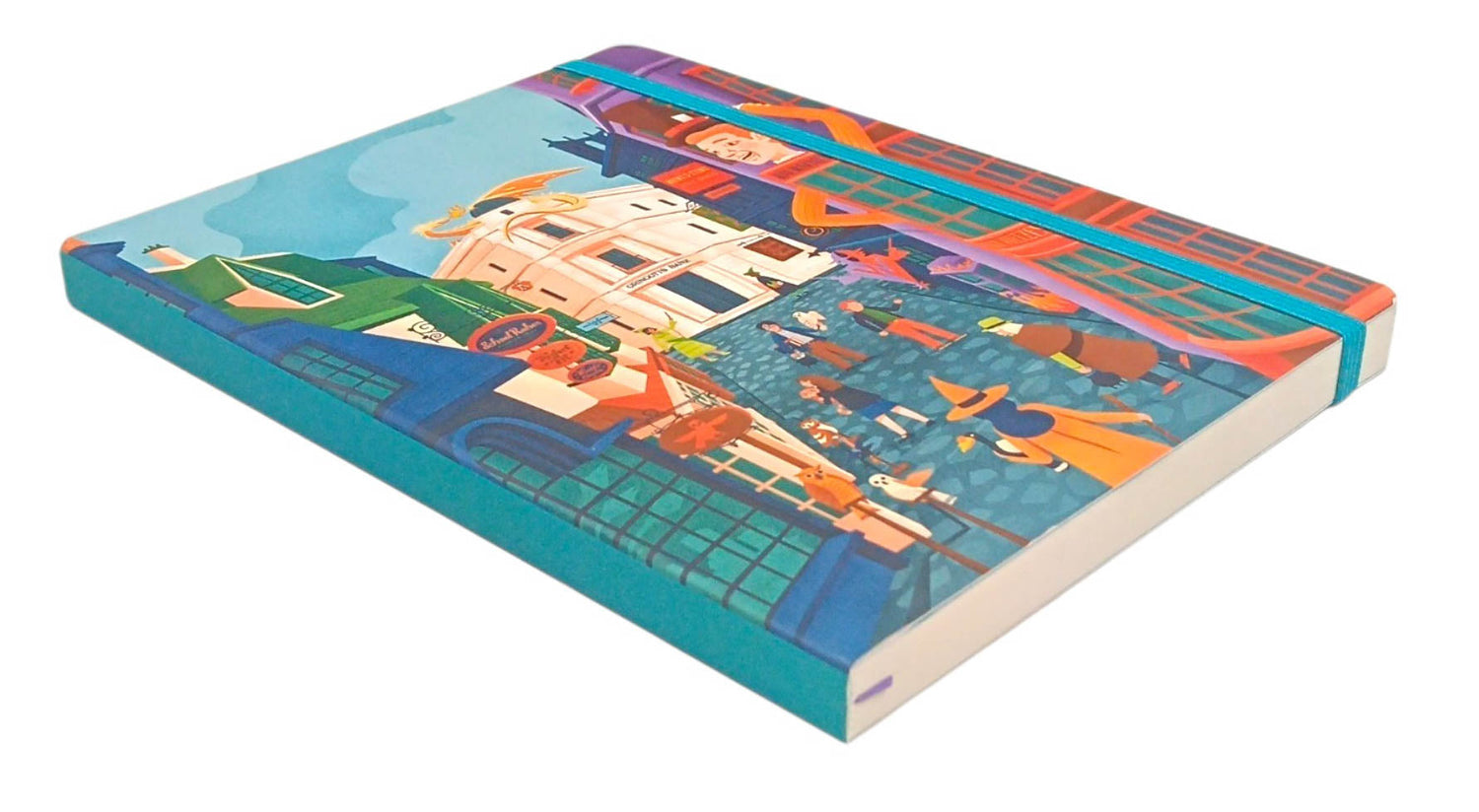 Harry Potter: Exploring Diagon Alley Softcover Notebook by Insight Editions – book cover