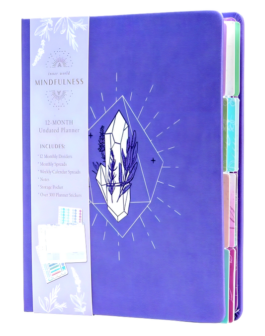 Mindfulness 12-Month Undated Planner (Inner World)