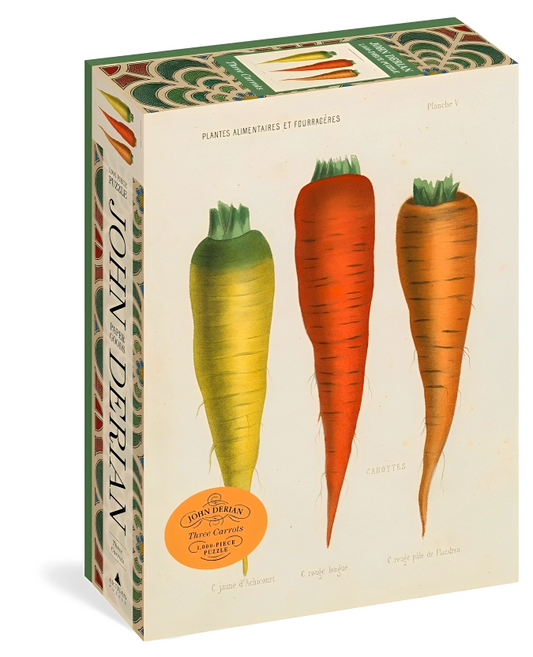 John Derian Paper Goods: Three Carrots 1,000-Piece Puzzle