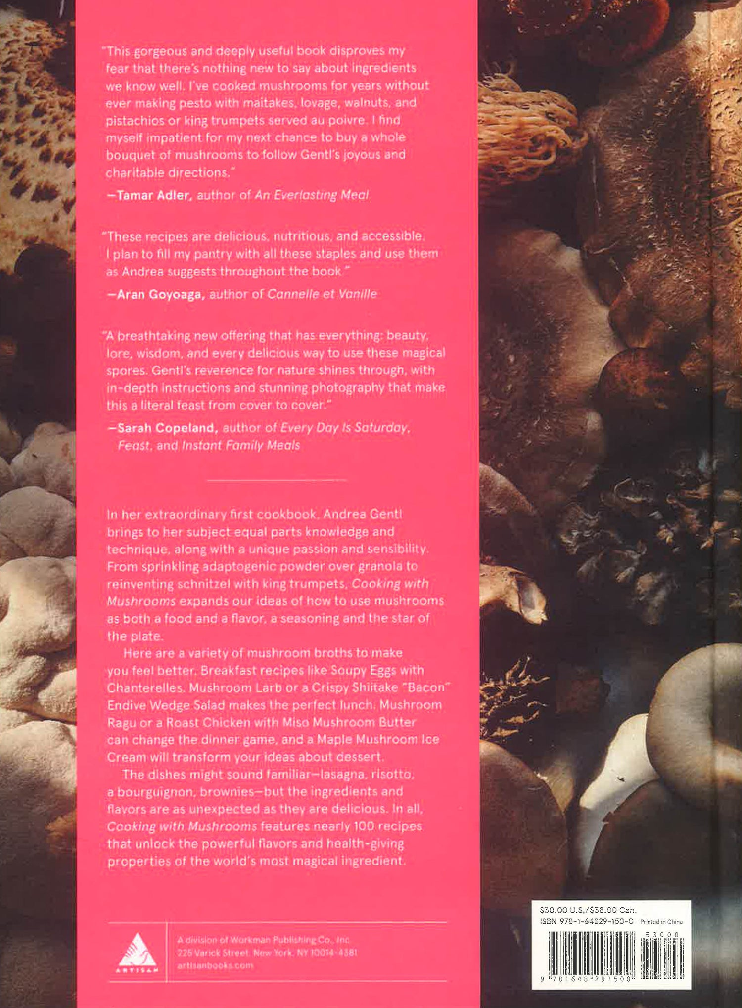 Cooking With Mushrooms by Andrea Gentl – book cover