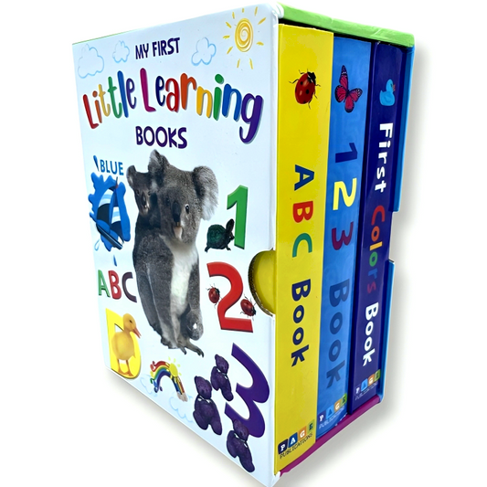 My First Little Learning Books (3 Book Set)