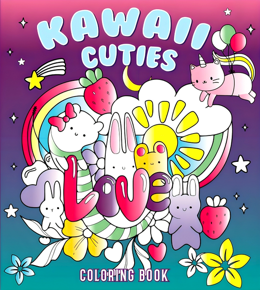 Kawai Cuties Coloring Book