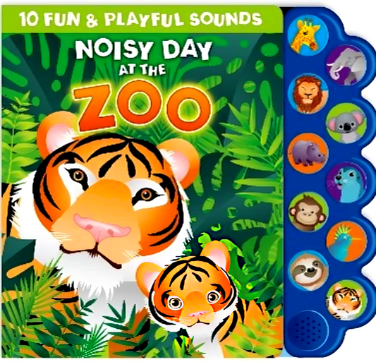 Noisy Day At The Zoo  (10 Interactive Sound Buttons)