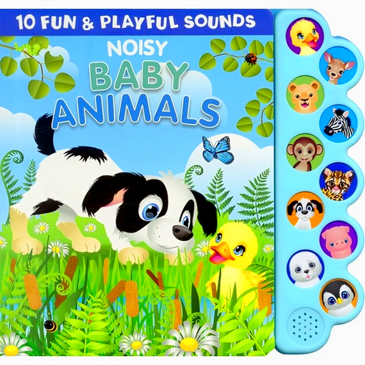 Noisy Baby Animals  (10 Interactive Sound Buttons)