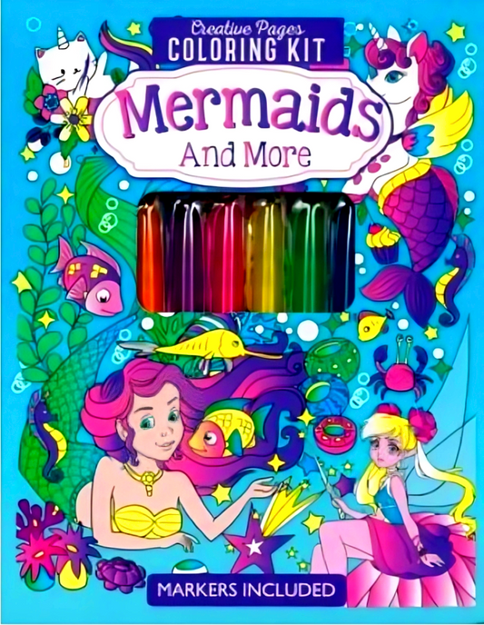 Creative Pages Coloring Book Mermaids & More