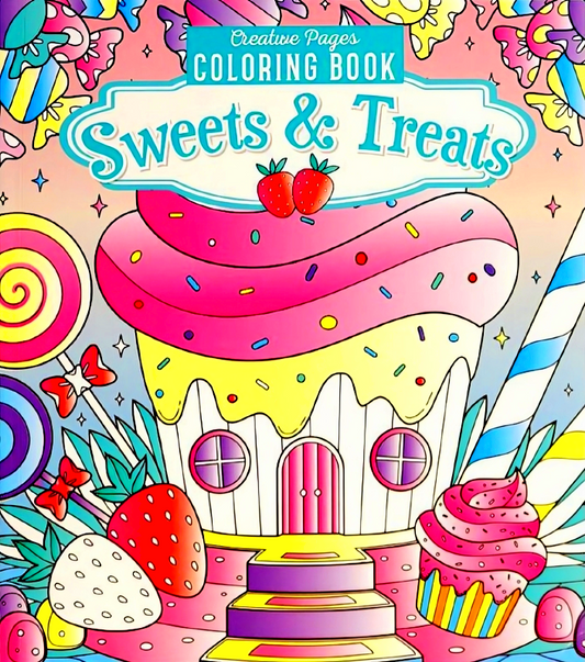 Creativie Pages Sweets & Treats Coloring Book
